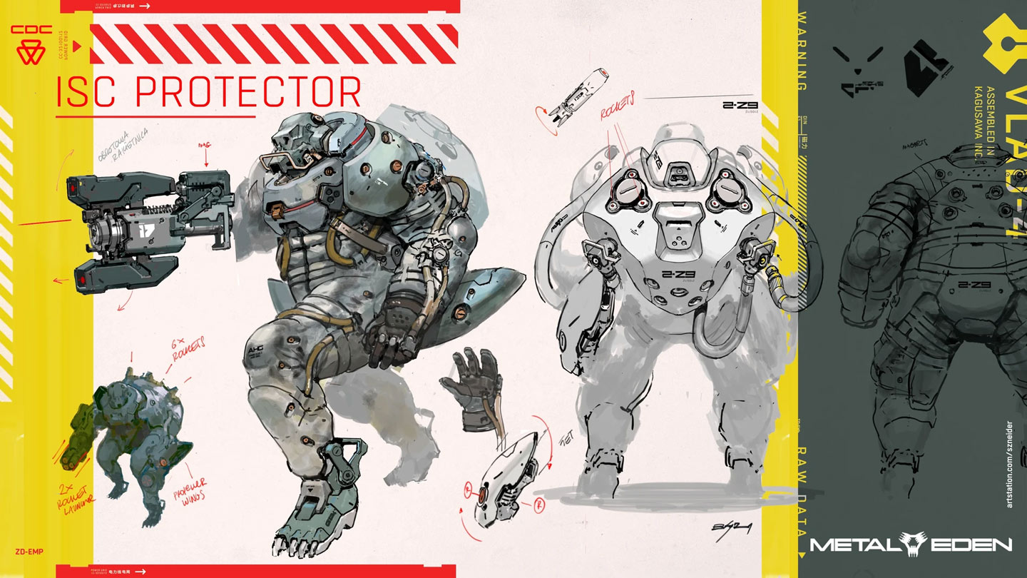 ISC Protector Art from Metal Eden