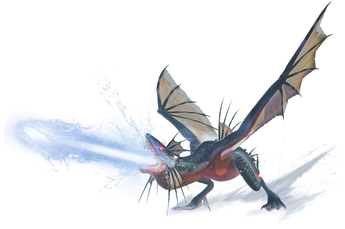 Invasive Plesioth Art from Monster Hunter Stories 3: Twisted Reflection