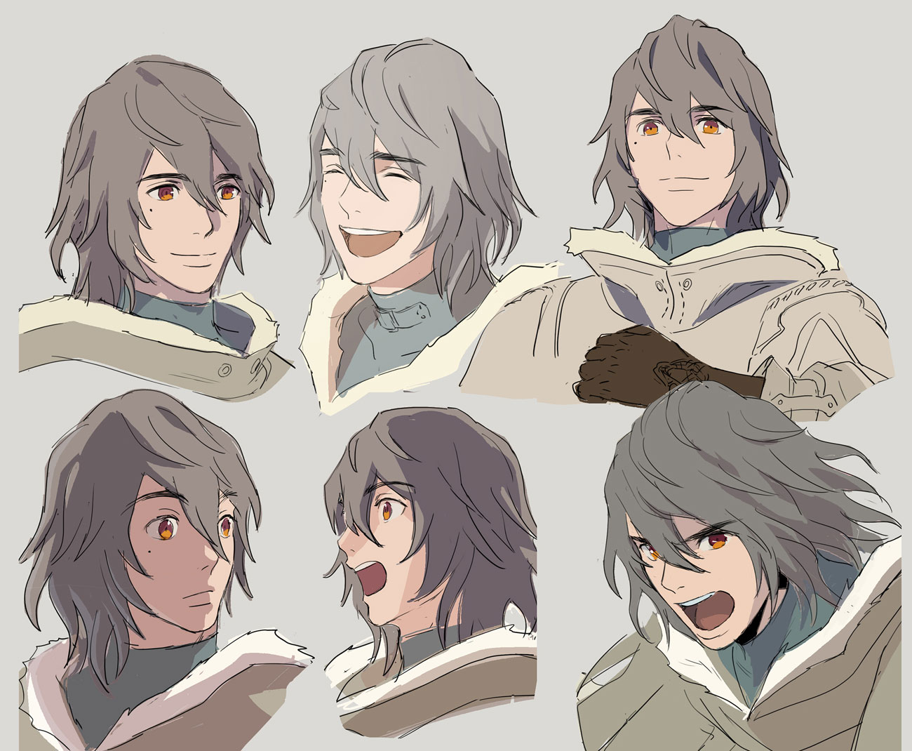 Simon Expressions Art from Monster Hunter Stories 3: Twisted Reflection