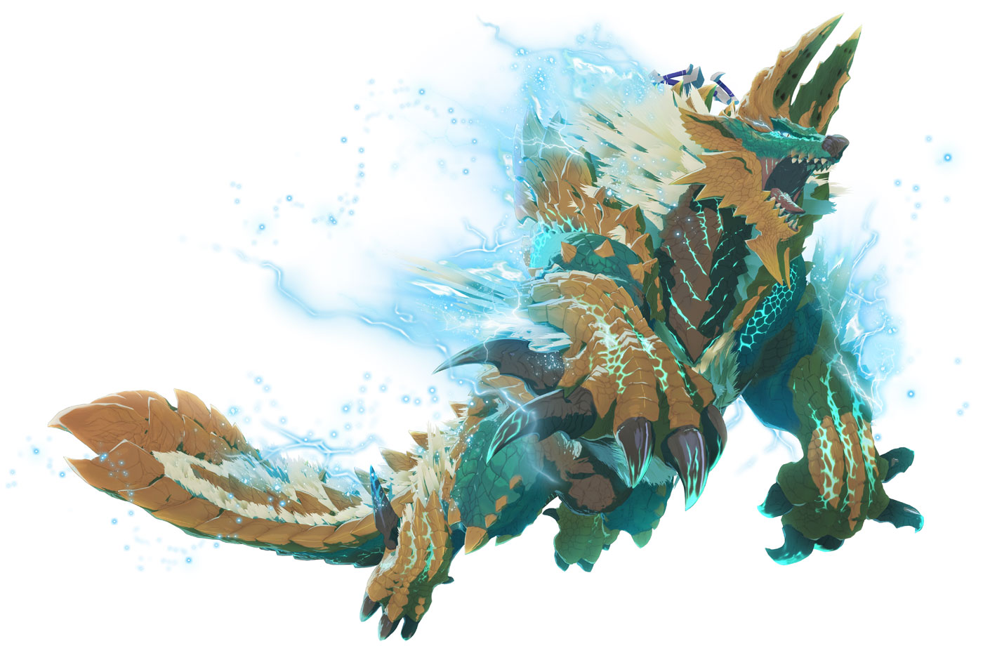 Zinogre Art from Monster Hunter Stories 3: Twisted Reflection