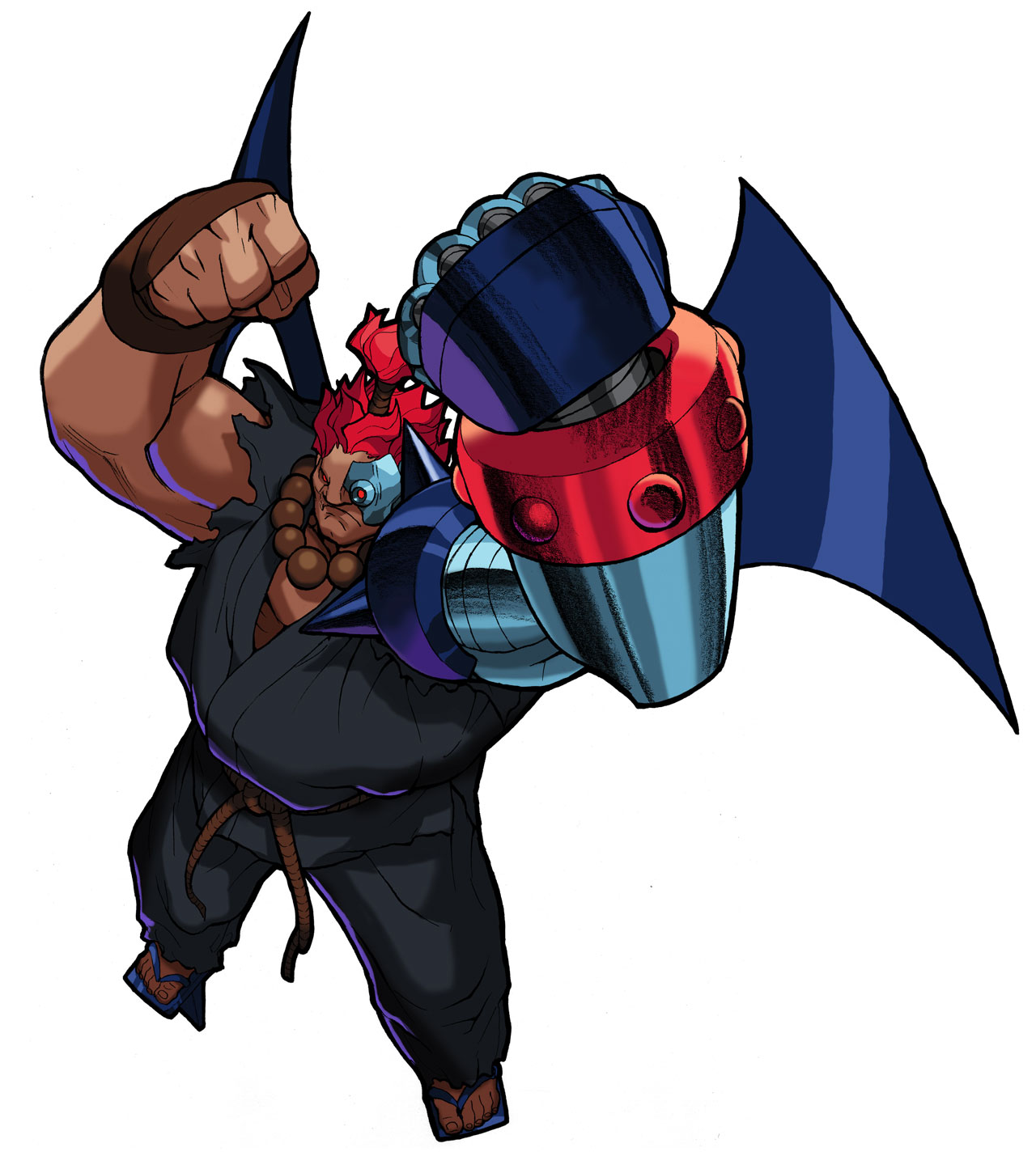 Cyber Akuma Art from Marvel Super Heroes vs. Street Fighter
