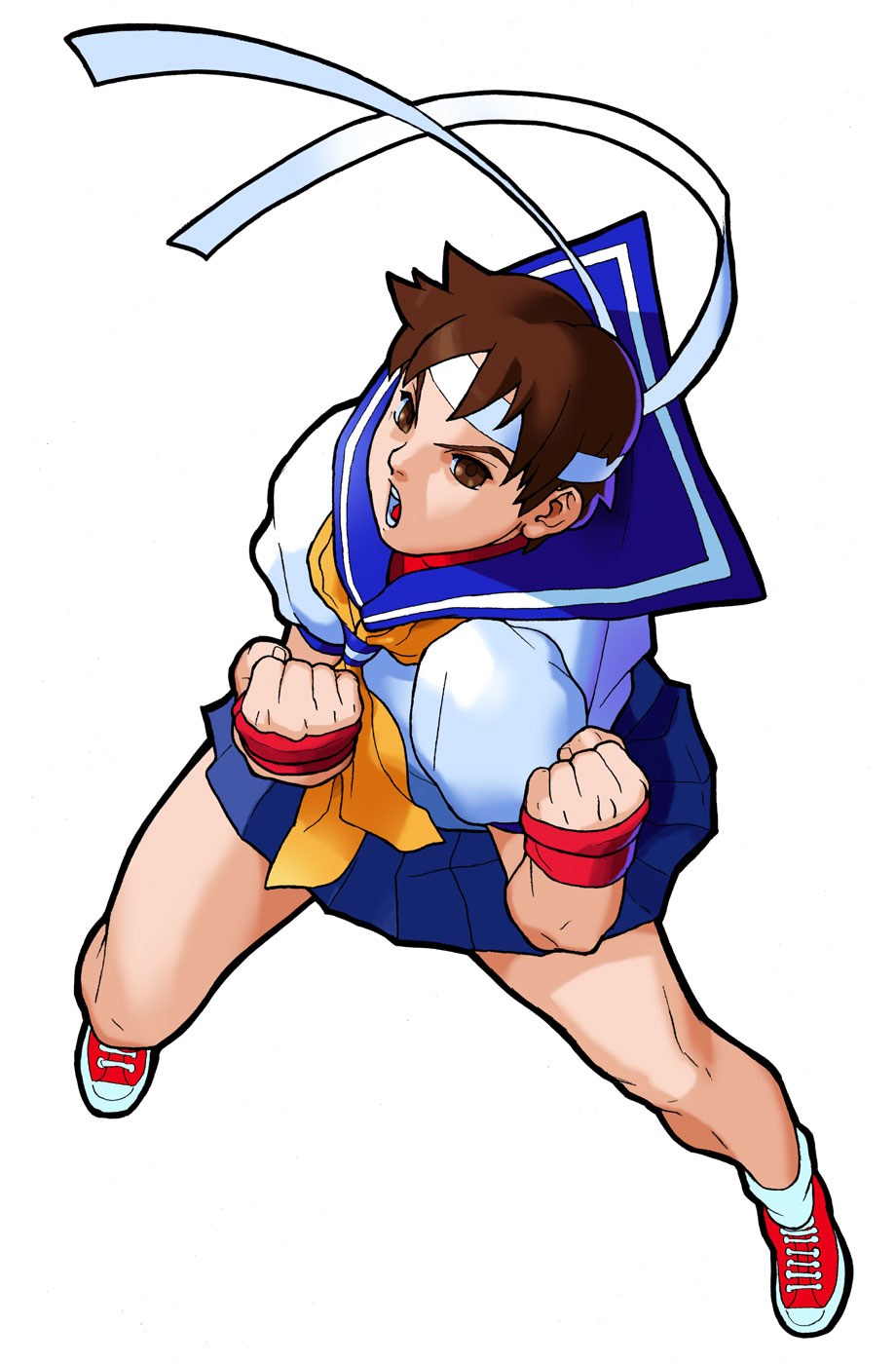 Sakura Art from Marvel Super Heroes vs. Street Fighter