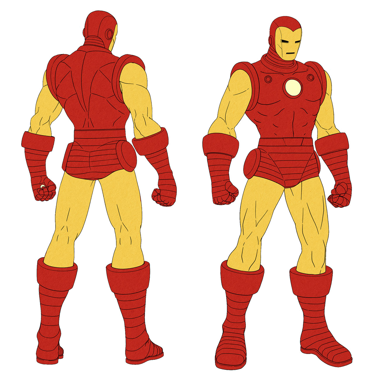 Iron Man Classic Costume Art from Marvel Tokon: Fighting Souls