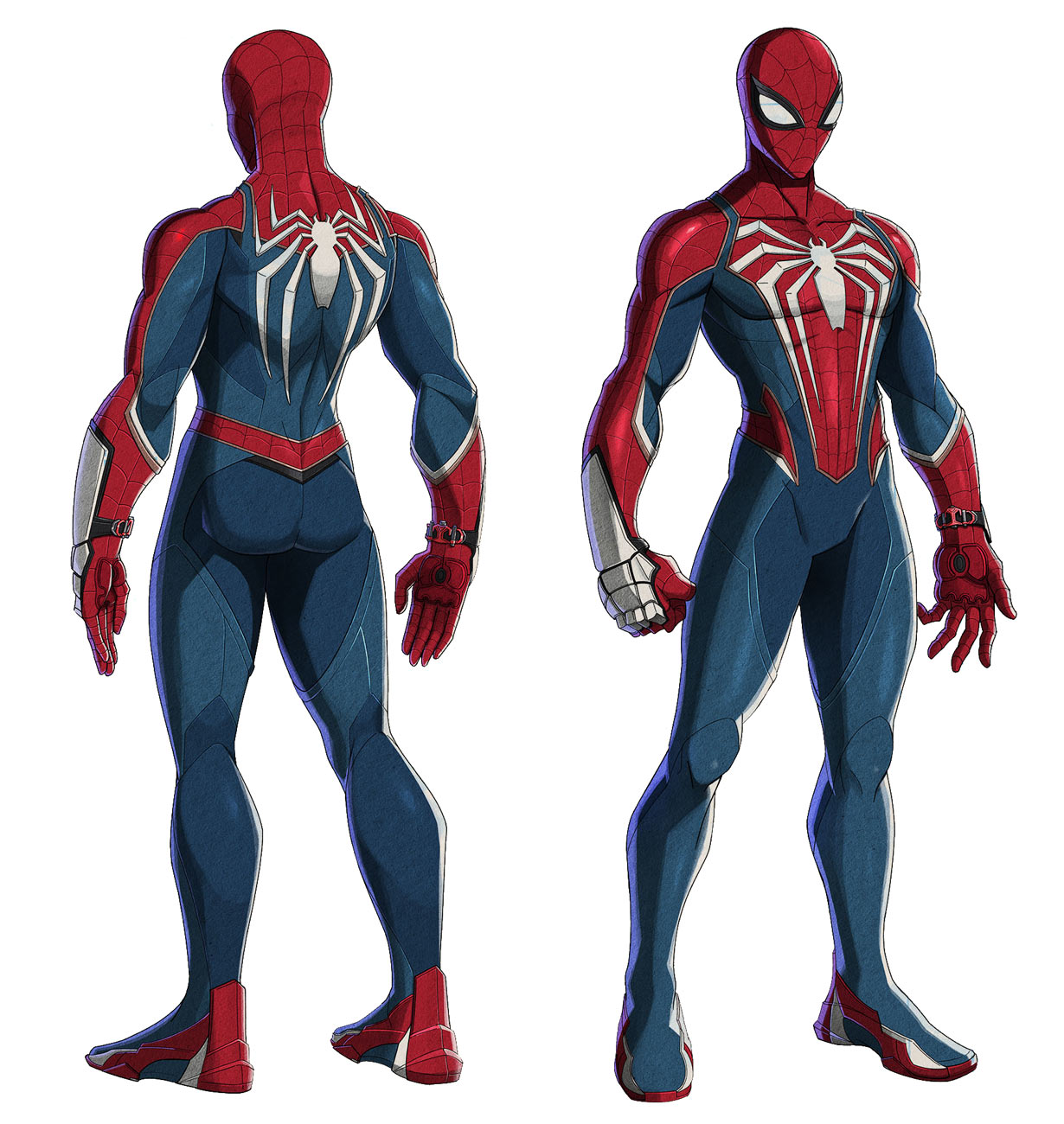 Spider-Man Advanced Suit 2.0 Costume Art from Marvel Tokon: Fighting Souls