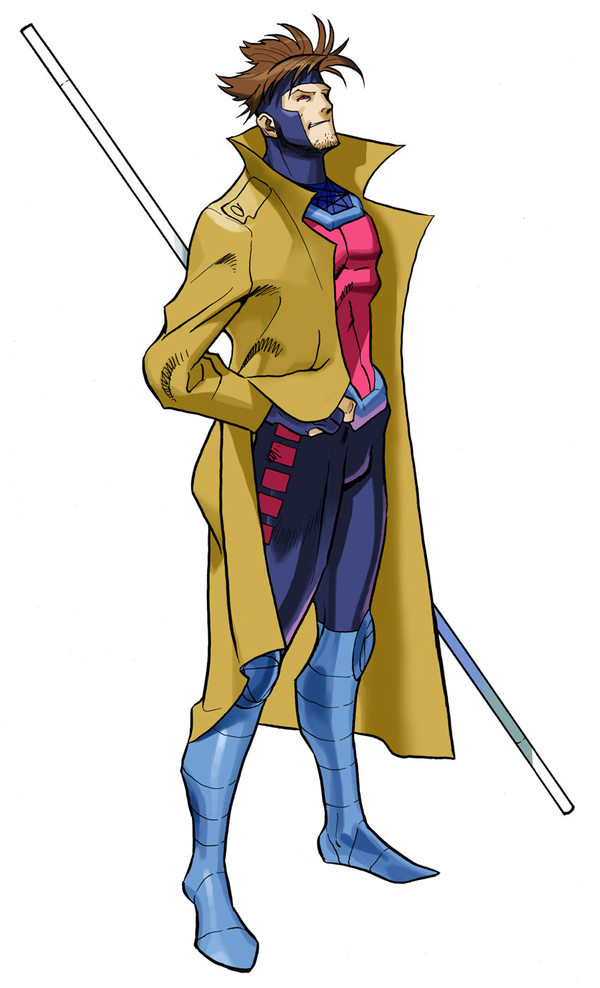 Gambit Art from Marvel vs. Capcom: Clash of Super Heroes
