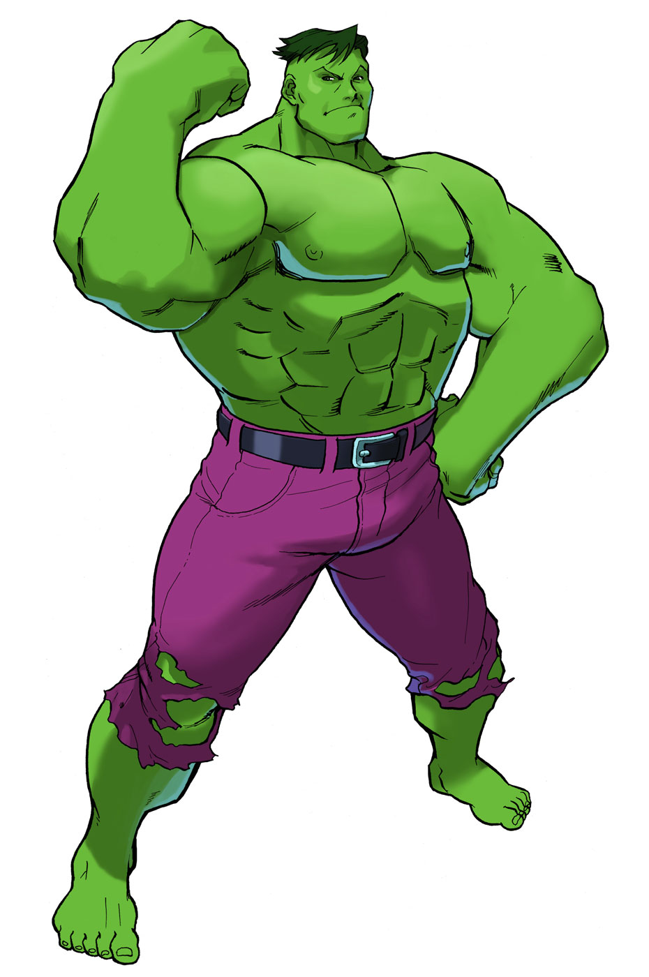 Hulk Art from Marvel vs. Capcom: Clash of Super Heroes