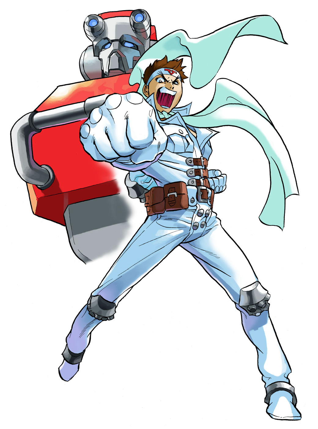 Jin Saotome Art from Marvel vs. Capcom: Clash of Super Heroes