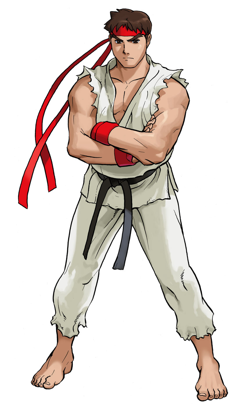 Ryu Art from Marvel vs. Capcom: Clash of Super Heroes