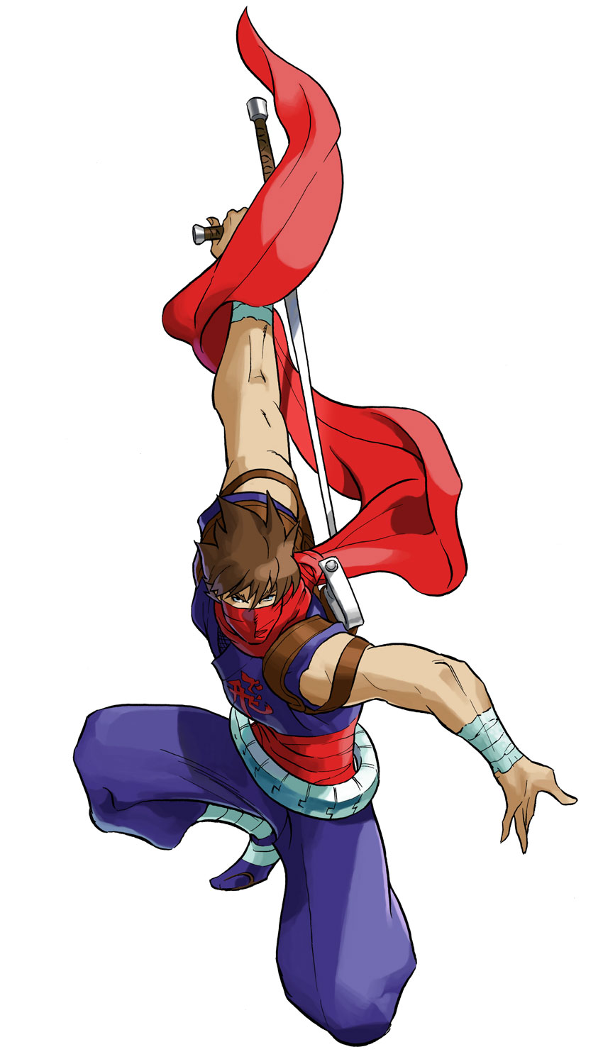 Strider Hiryu Art from Marvel vs. Capcom: Clash of Super Heroes