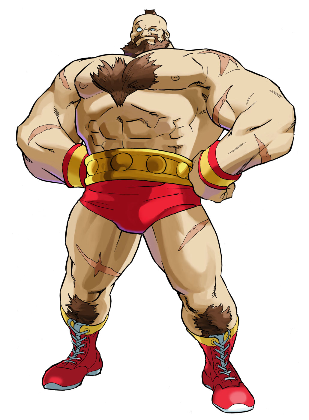 Zangief Art from Marvel vs. Capcom: Clash of Super Heroes