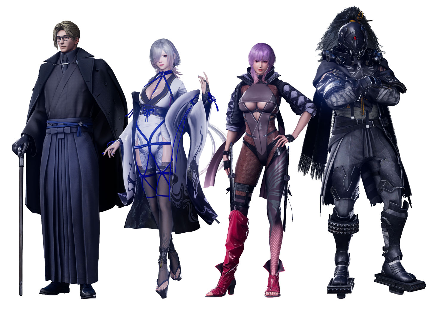 Characters Art from Ninja Gaiden 4