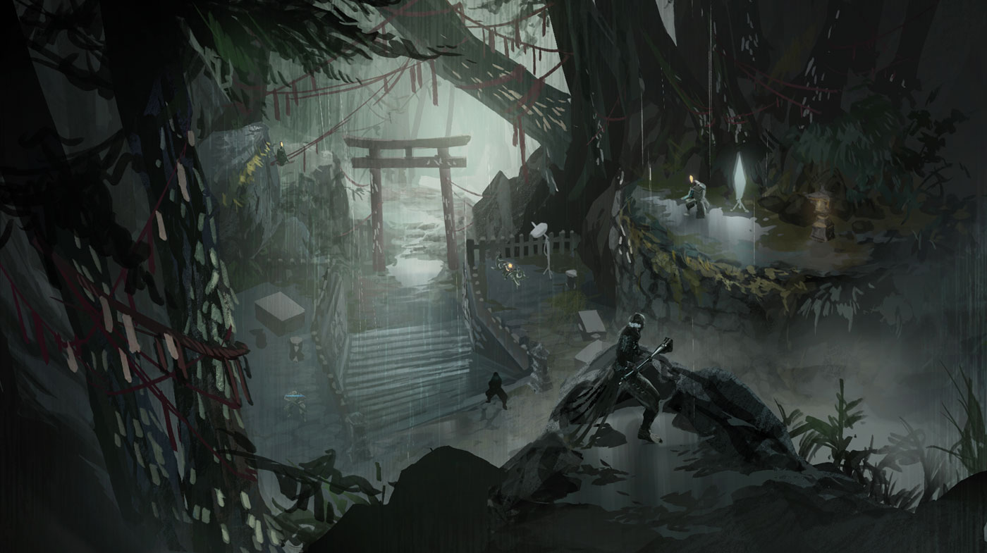 Environment Concept Art from Ninja Gaiden 4
