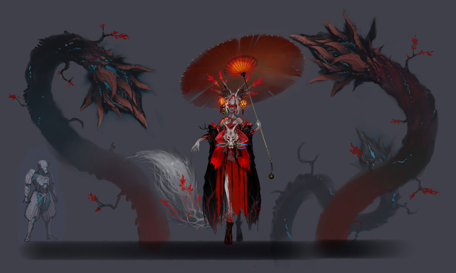 Kitsune Courtesan Concept Art from Ninja Gaiden 4
