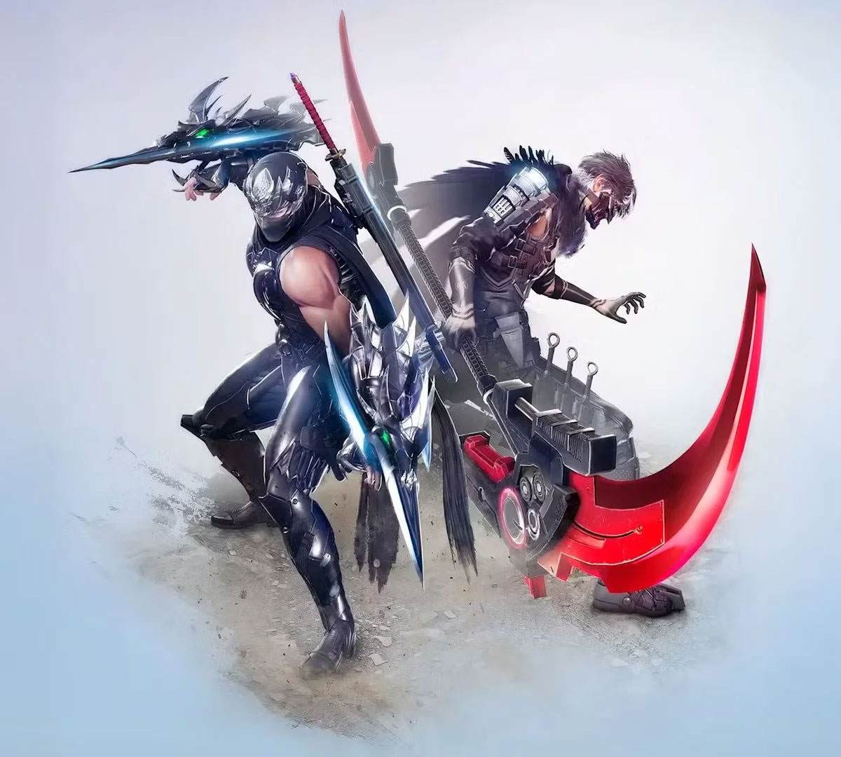 Ryu and Yakumo Art from Ninja Gaiden 4