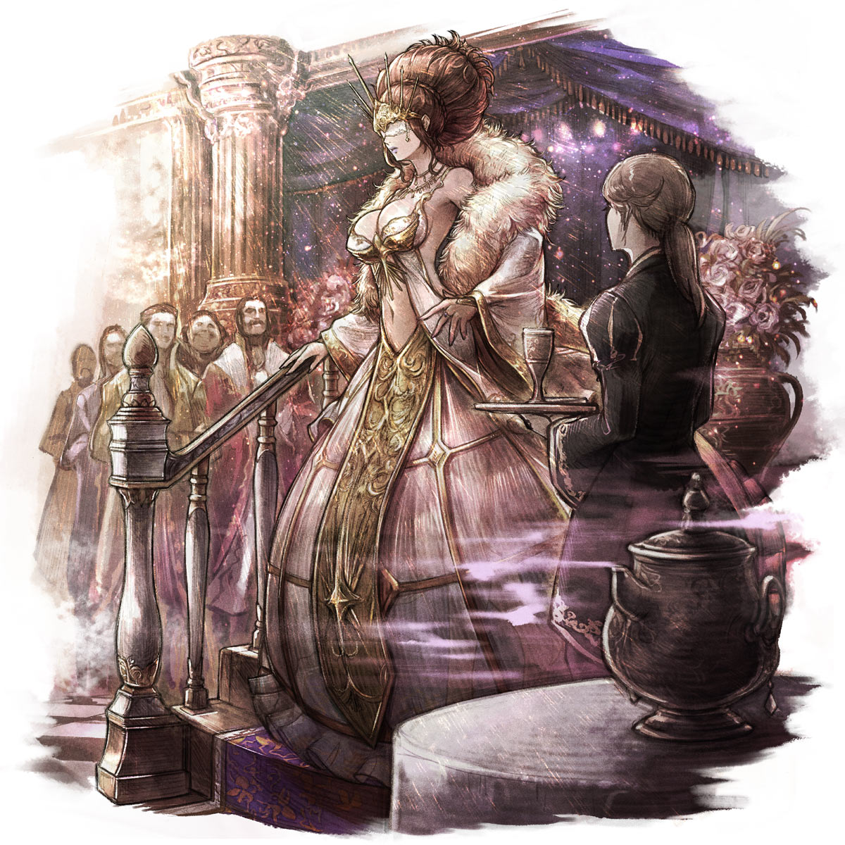 Herminia Art from Octopath Traveler 0