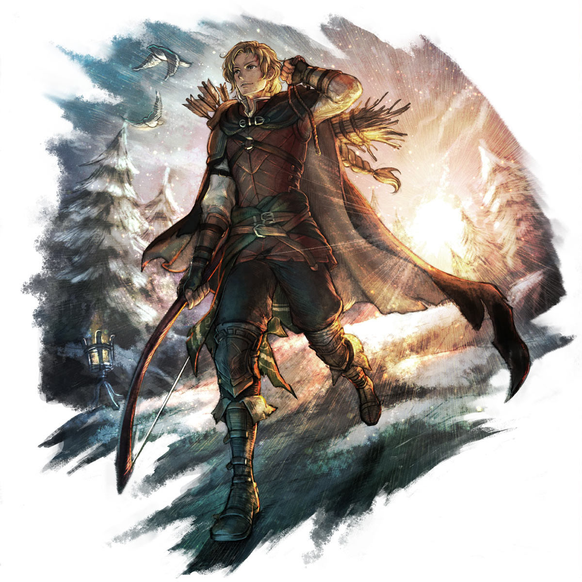 Phenn Art from Octopath Traveler 0