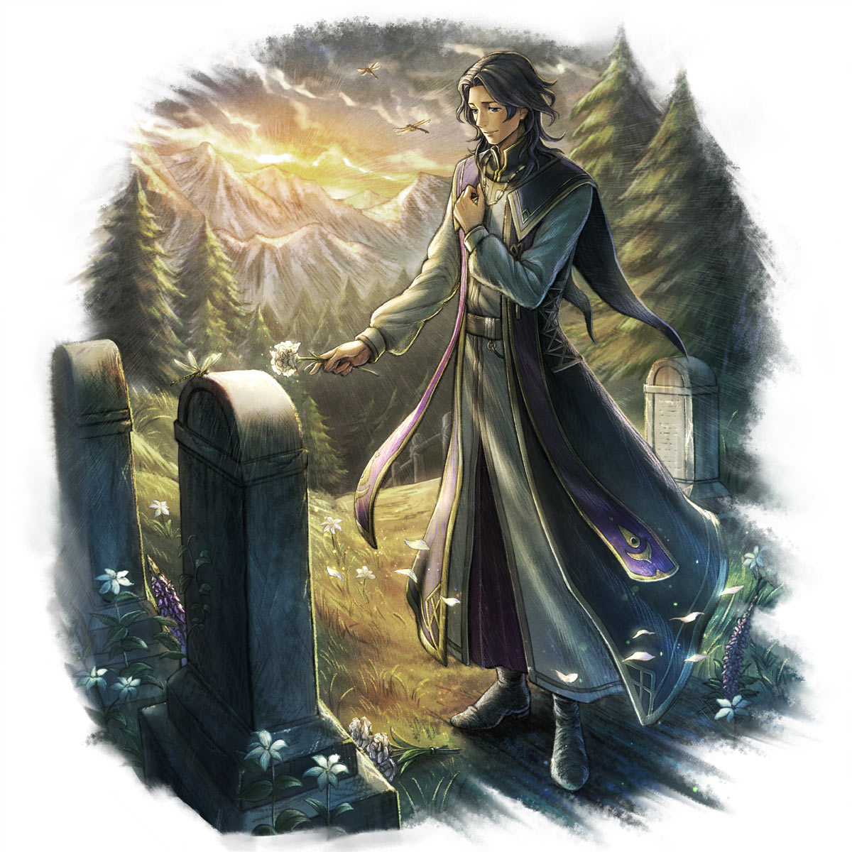 Pius Art from Octopath Traveler 0