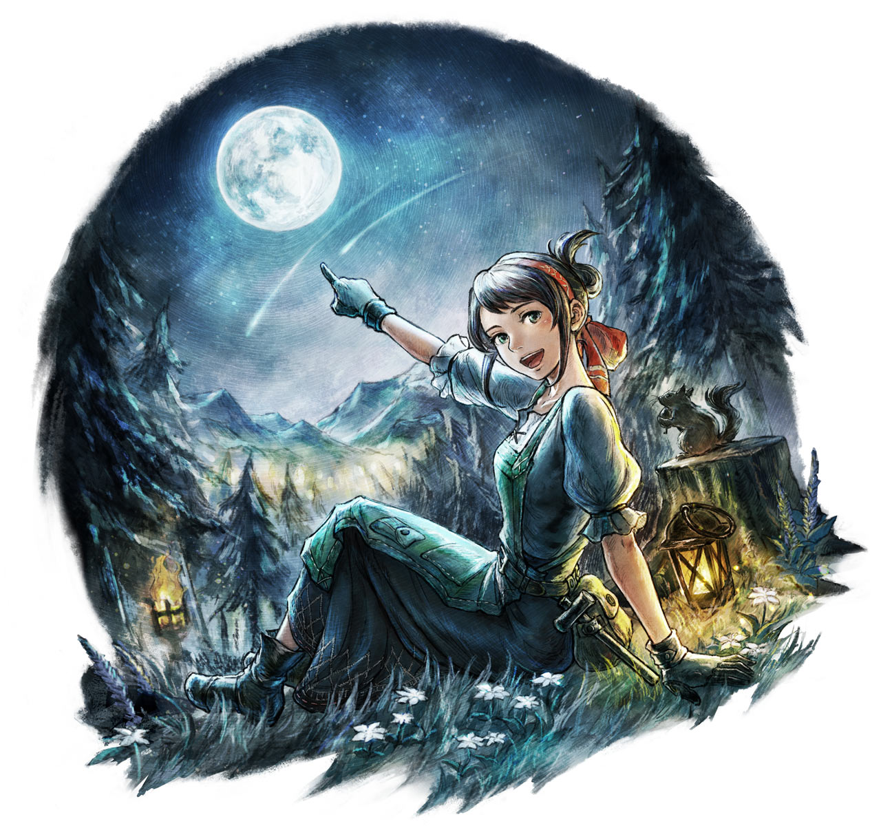 Stia Art from Octopath Traveler 0