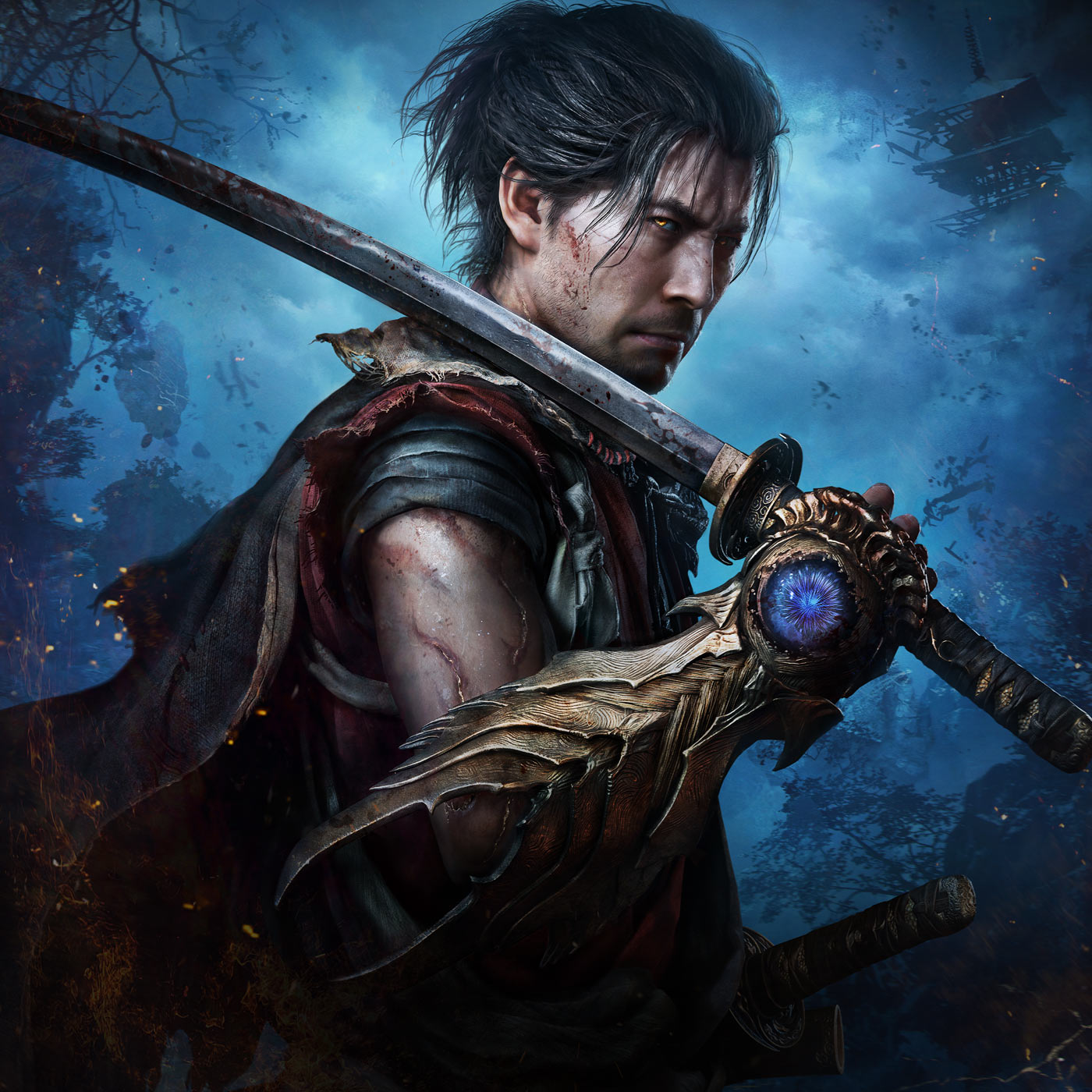 Musashi Key Art from Onimusha: Way of the Sword