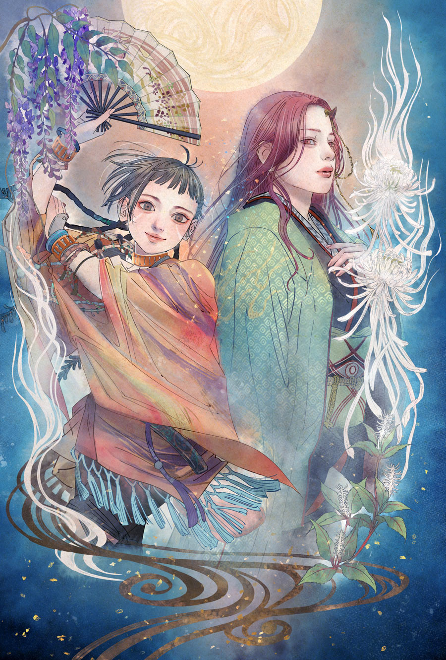 Oni Lady and Izumo no Okuni by Hinanana from Onimusha: Way of the Sword