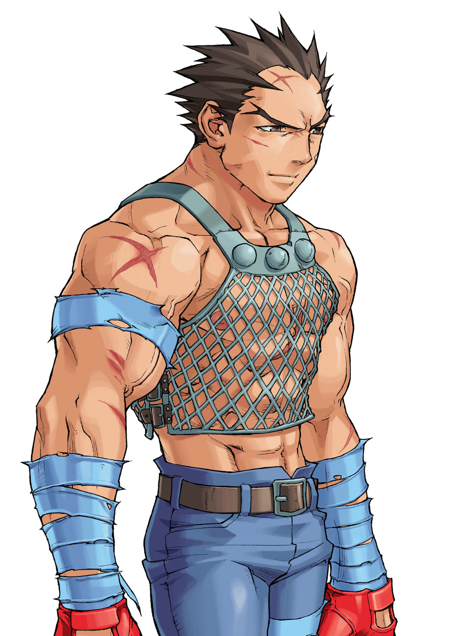 Burning Batsu Artwork from Project Justice