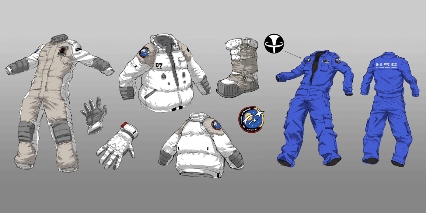 Clothing Concepts from Pragmata