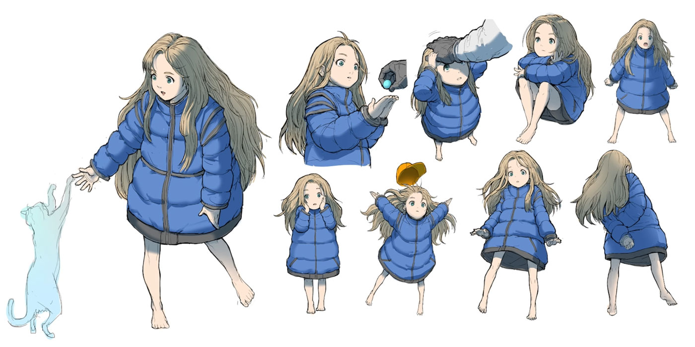Diana Concept Art from Pragmata