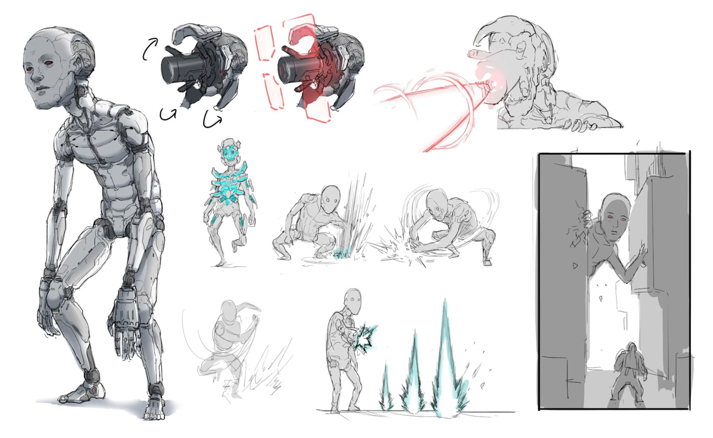 Executor Concept Art from Pragmata