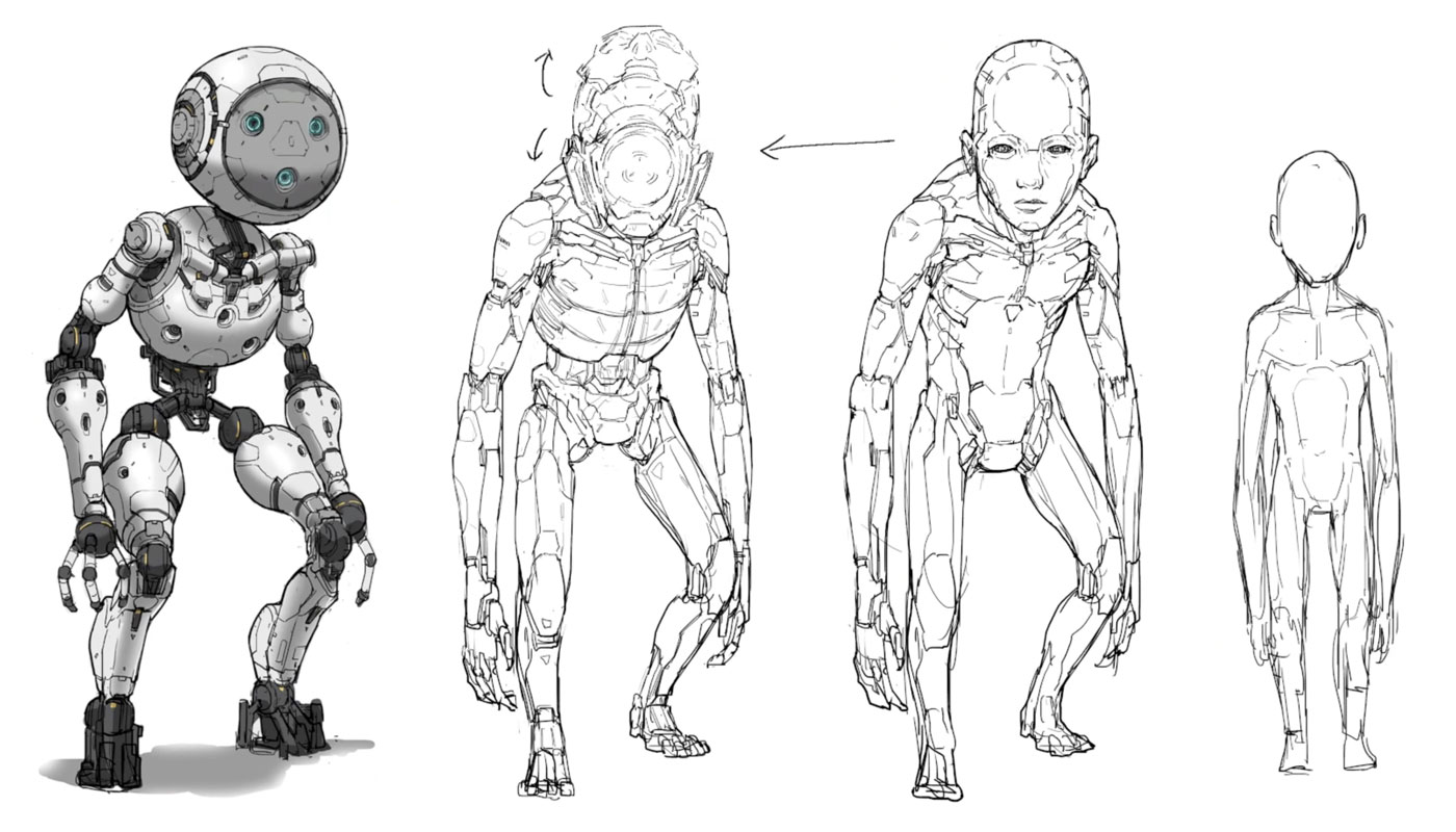 Executor Concept Artwork from Pragmata