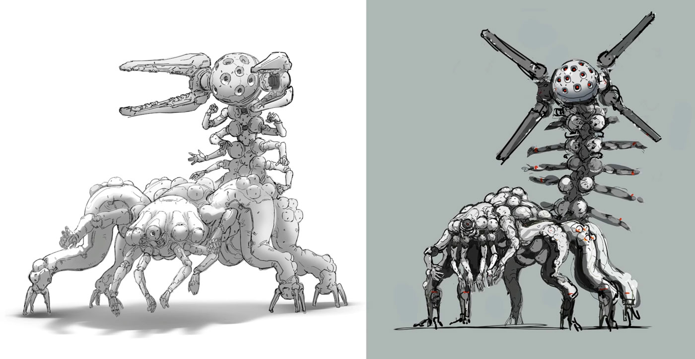 Garden Keeper Concept Art from Pragmata