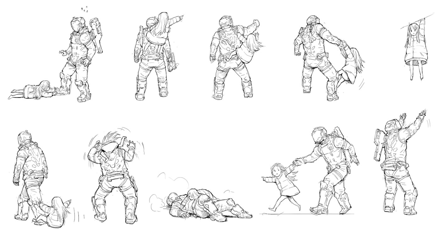 Hugh and Diana Sketches from Pragmata