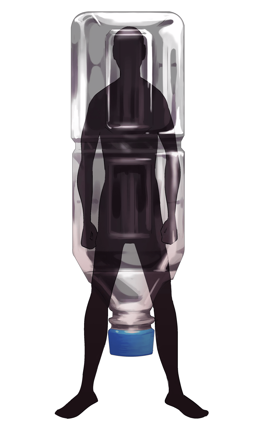 Bottle Ningen Art from Promise Mascot Agency
