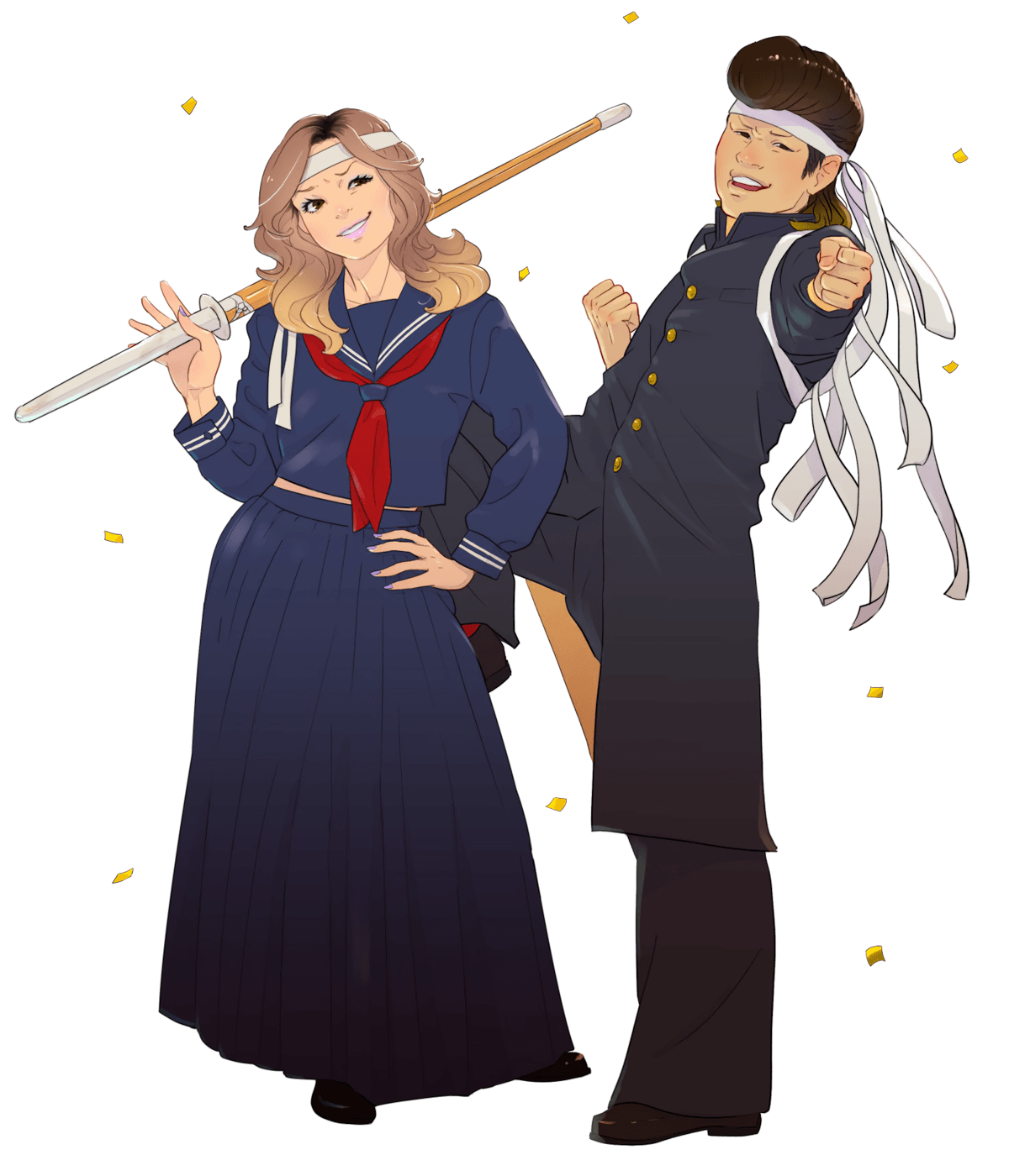 Delinquent Students Art from Promise Mascot Agency