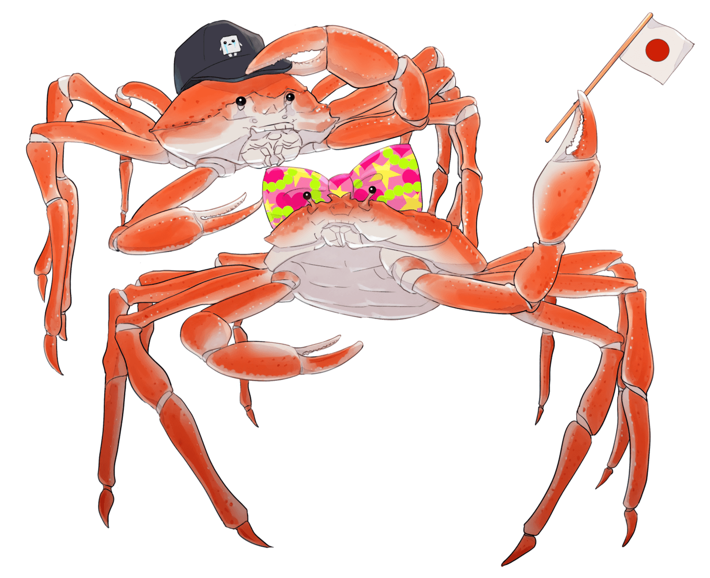 The Crabs Art from Promise Mascot Agency