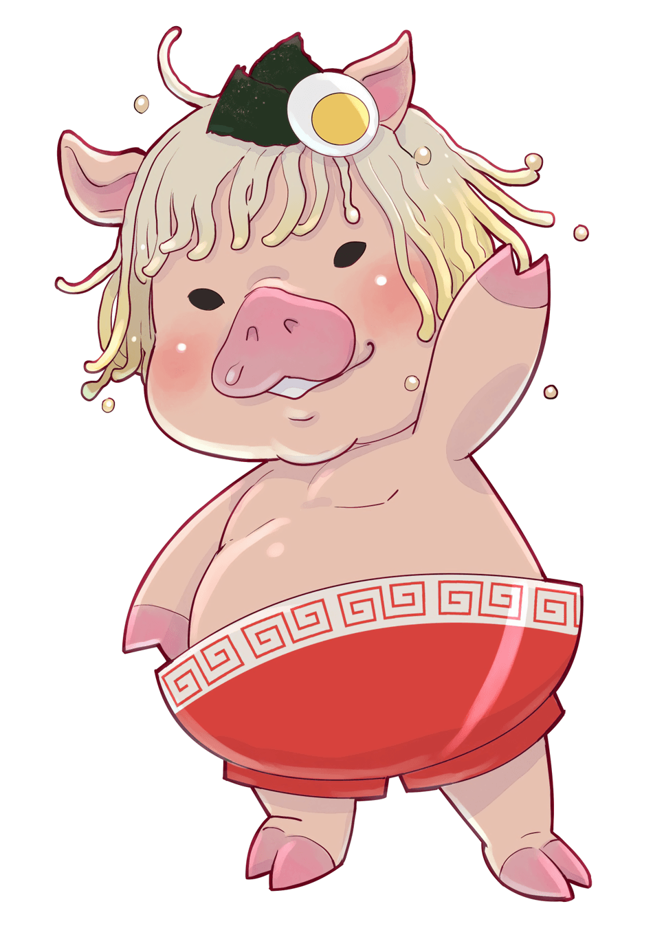 Tonbuta Art from Promise Mascot Agency