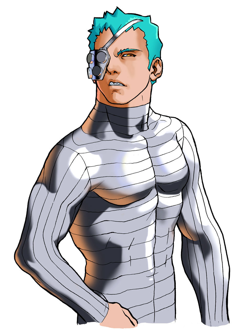 Black Hayato Artwork from Plasma Sword: Nightmare of Bilstein