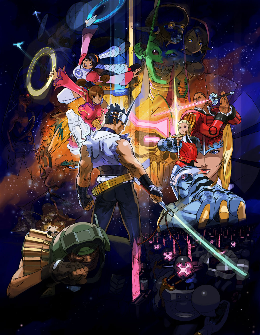 Main Illustration from Plasma Sword: Nightmare of Bilstein