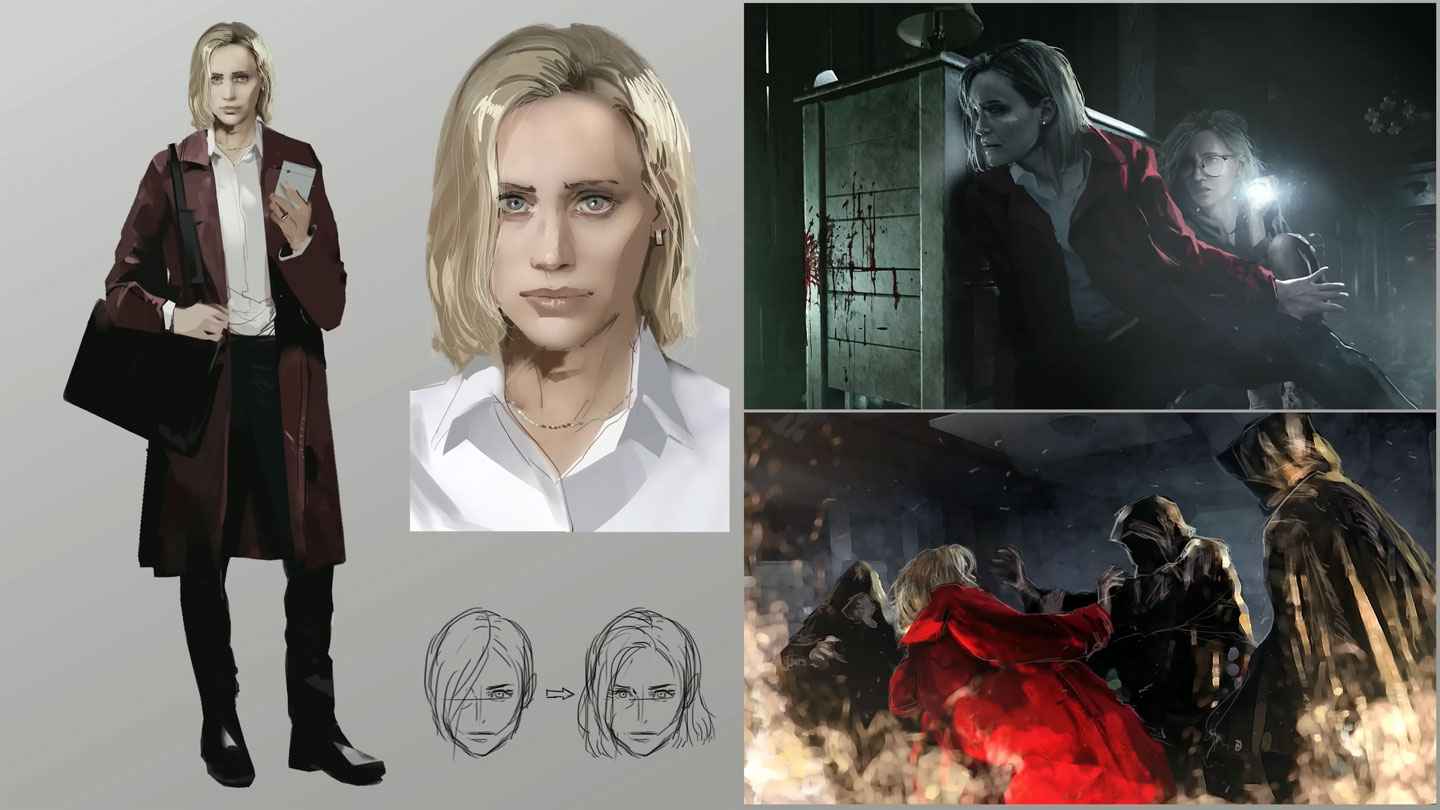 Alyssa Ashcroft Concept Art from Resident Evil Requiem