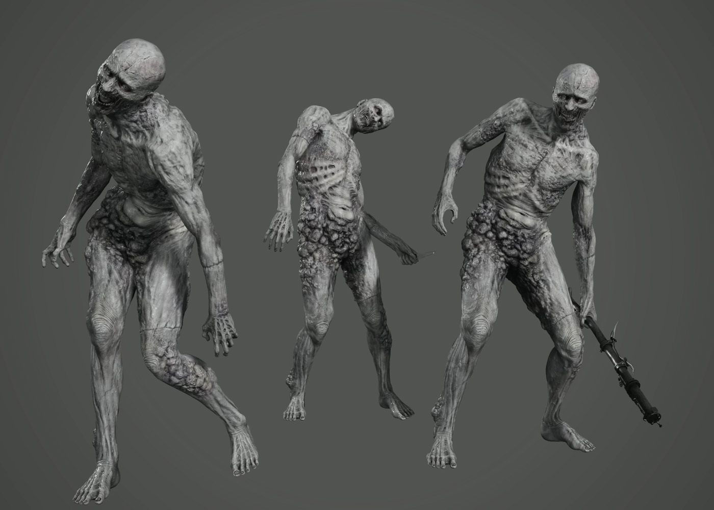 Ark Zombies Render from Resident Evil Requiem
