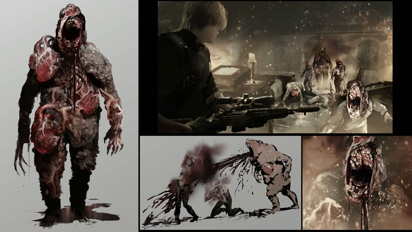 Blister Borne Concept Art from Resident Evil Requiem
