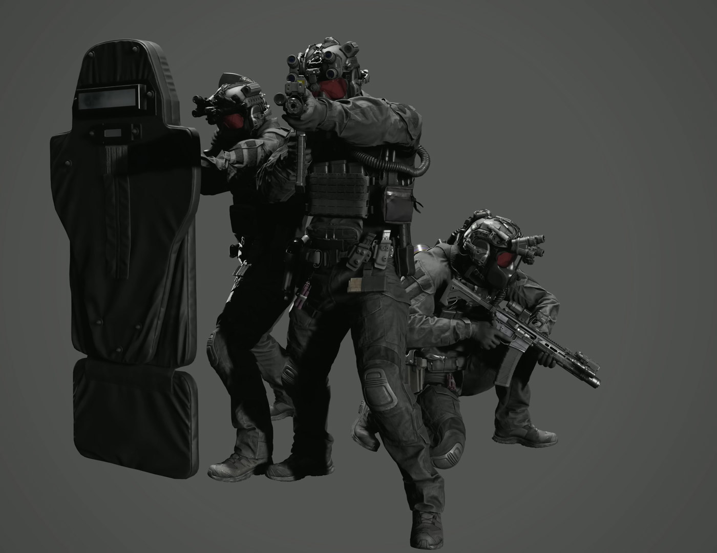 Elite Guard Render from Resident Evil Requiem