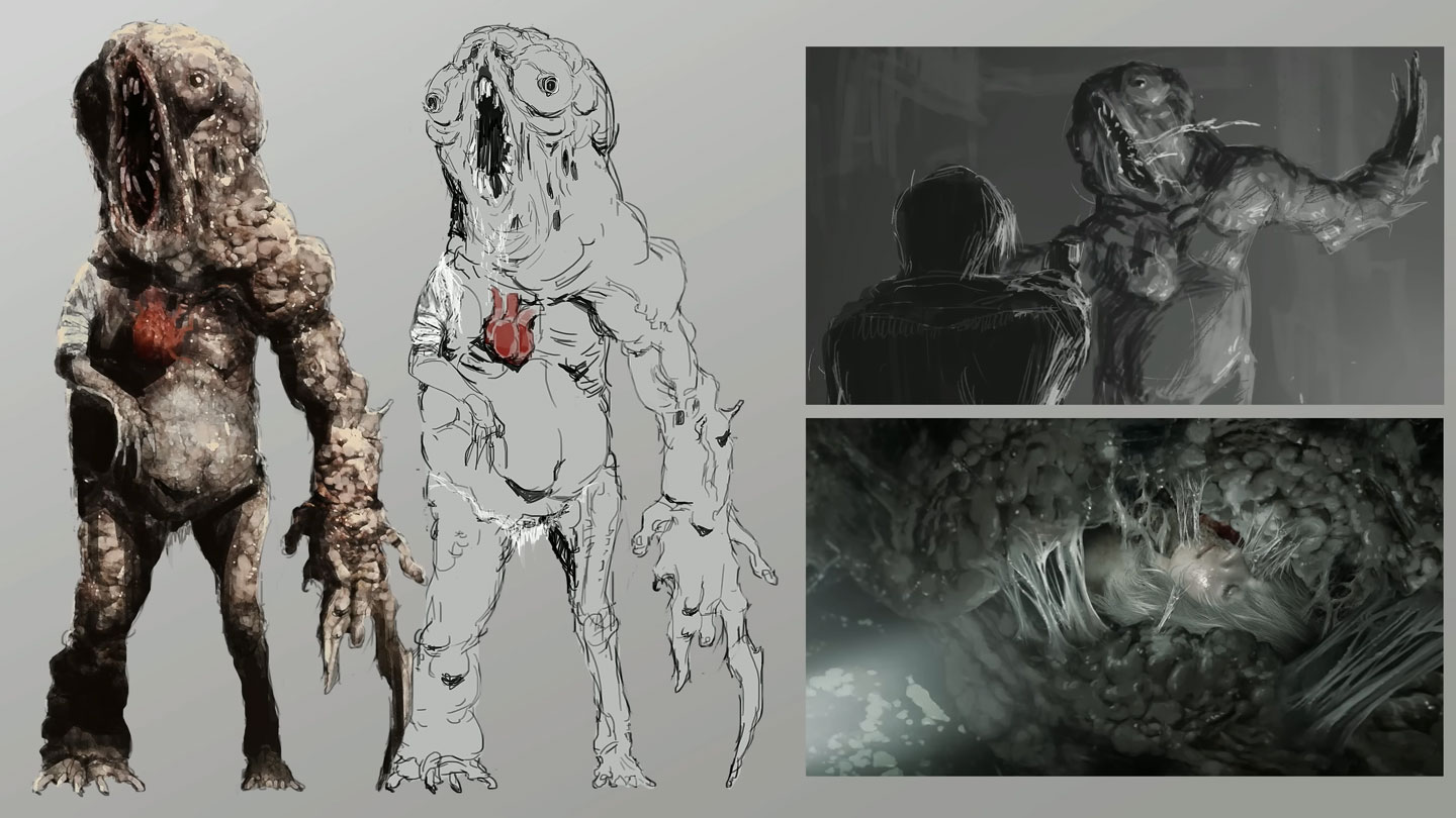 Emily Mutated Concept Art from Resident Evil Requiem