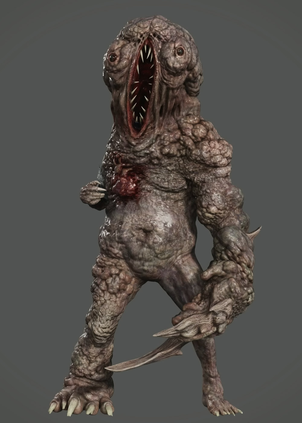 Emily (Mutated) Render from Resident Evil Requiem