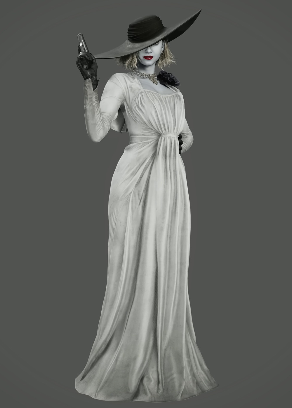 Grace Ashcroft (Dimitrescu) Render from Resident Evil Requiem