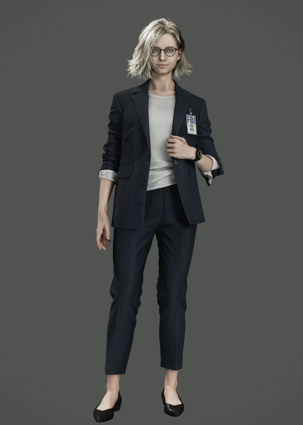 Grace Ashcroft (FBI) Render from Resident Evil Requiem
