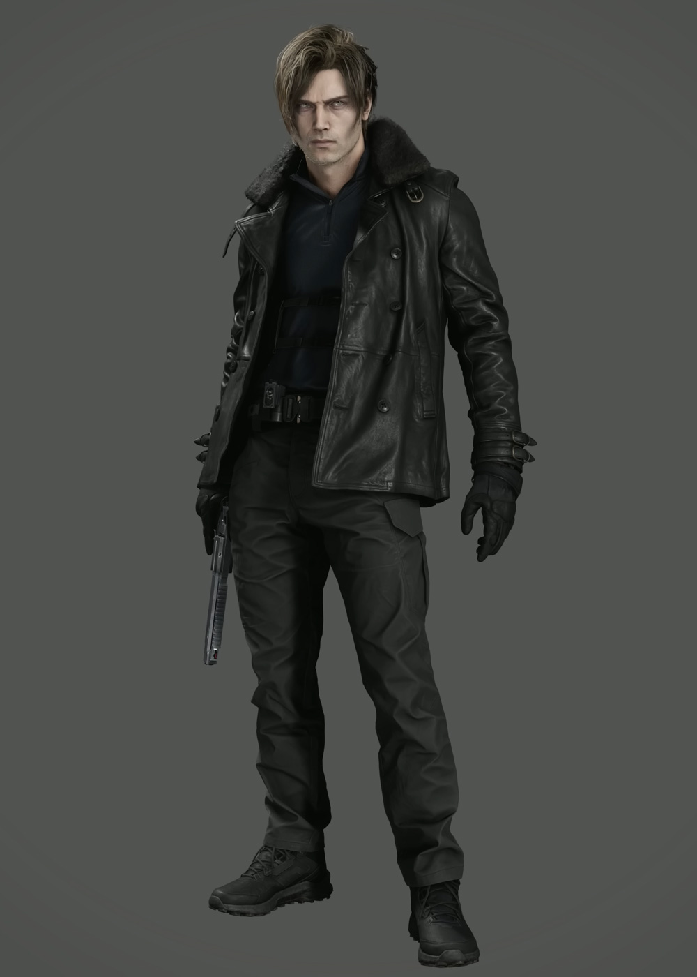 Leon S. Kennedy (Jacket) Render from Resident Evil Requiem