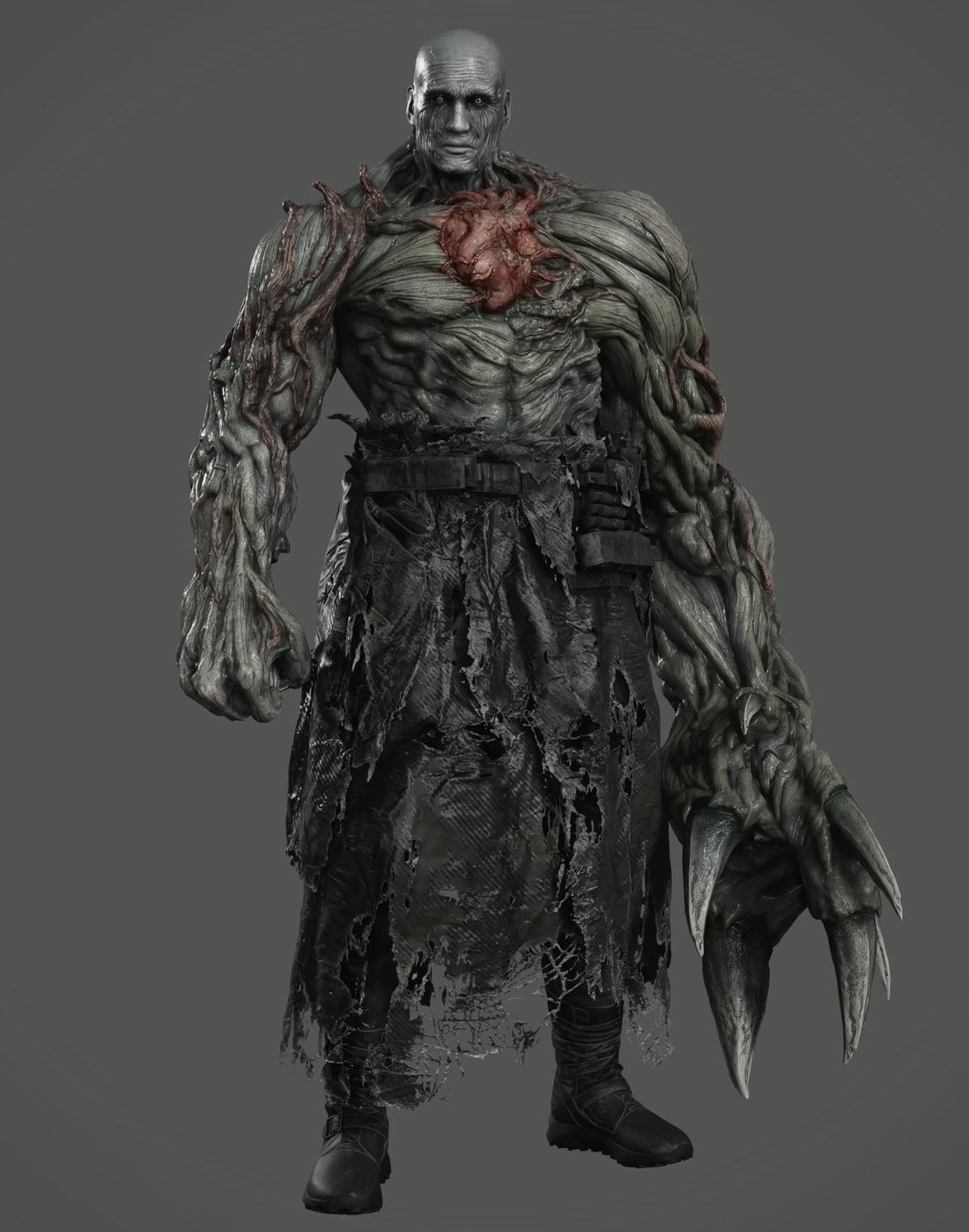 Super Tyrant T-501 Render from Resident Evil Requiem