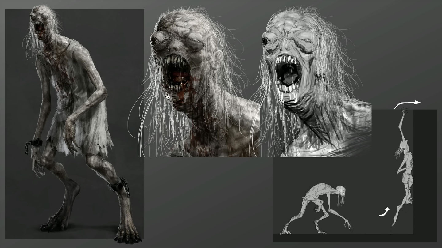 The Girl Concept Art from Resident Evil Requiem