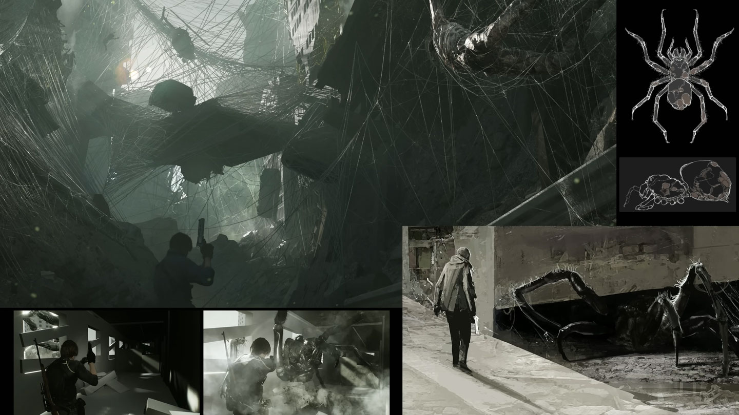 Titan Spinner Concept Art from Resident Evil Requiem