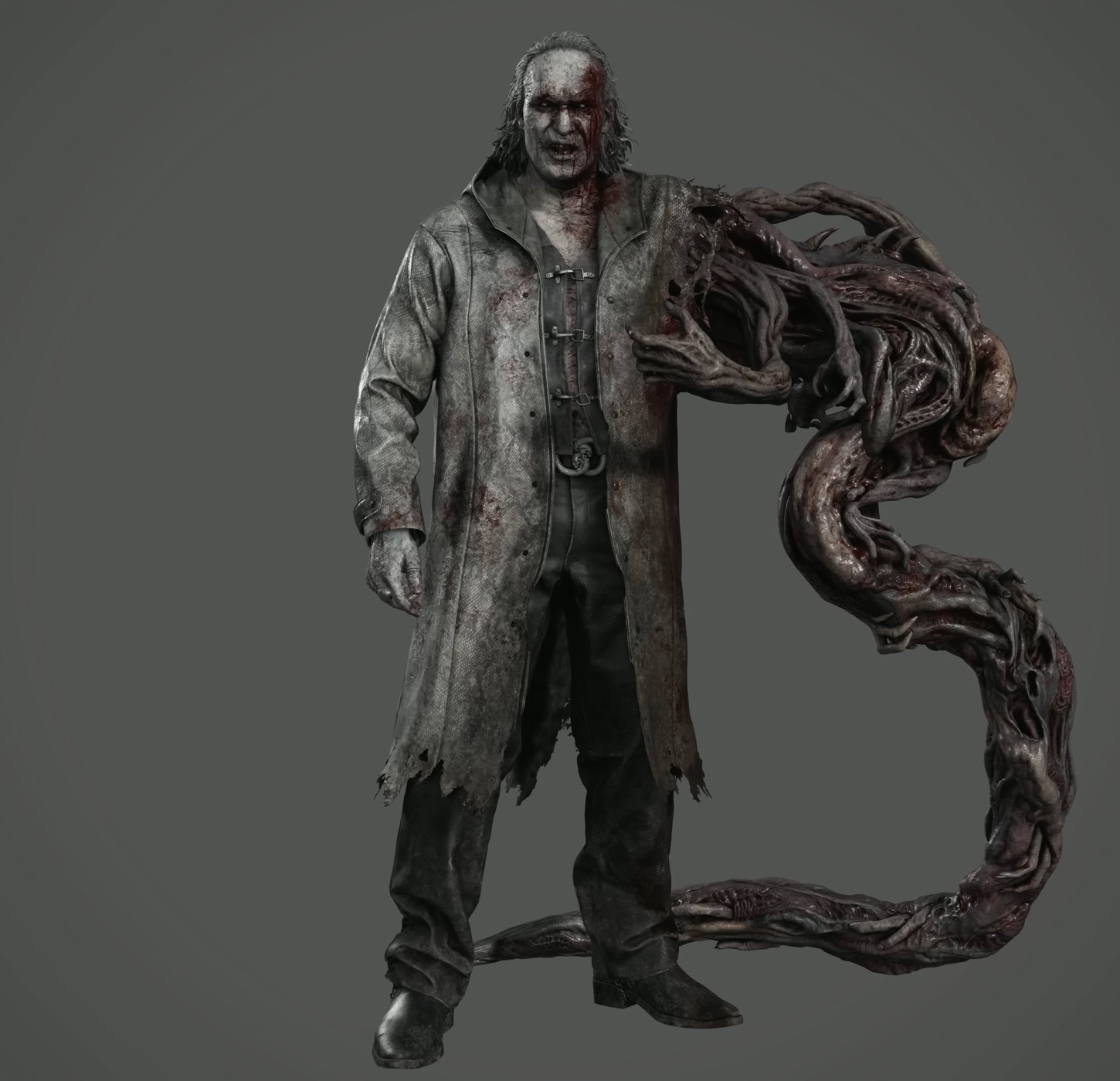 Victor Gideon (Mutated) Render from Resident Evil Requiem